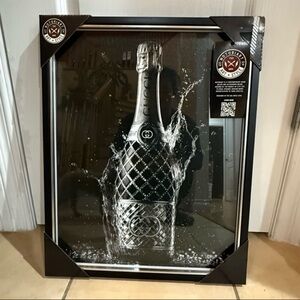 ⚡️Notoriart Framed Champagne Bottle Wall Art